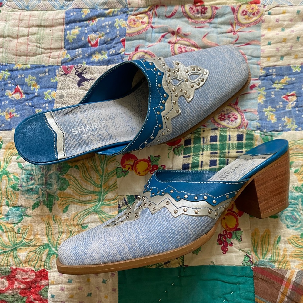 Sharif Studios Vintage Mules size 8